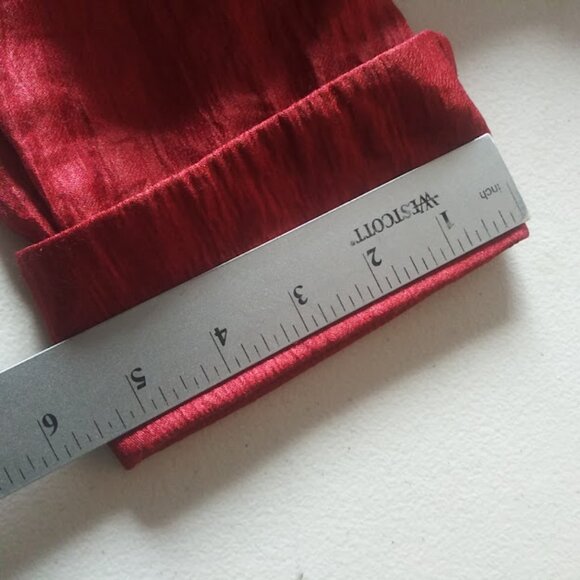 J.R. Nites by Carol Lin Red Blouse women's size 14 - Picture 11 of 16